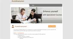 Desktop Screenshot of employment.route2jobs.org